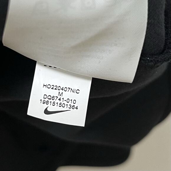 Nike Womens Tech Fleece Essential Mini Dress Size M Black Athletic Athleisure - Picture 7 of 8